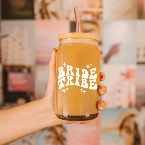 Bride Tribe Glass Cup