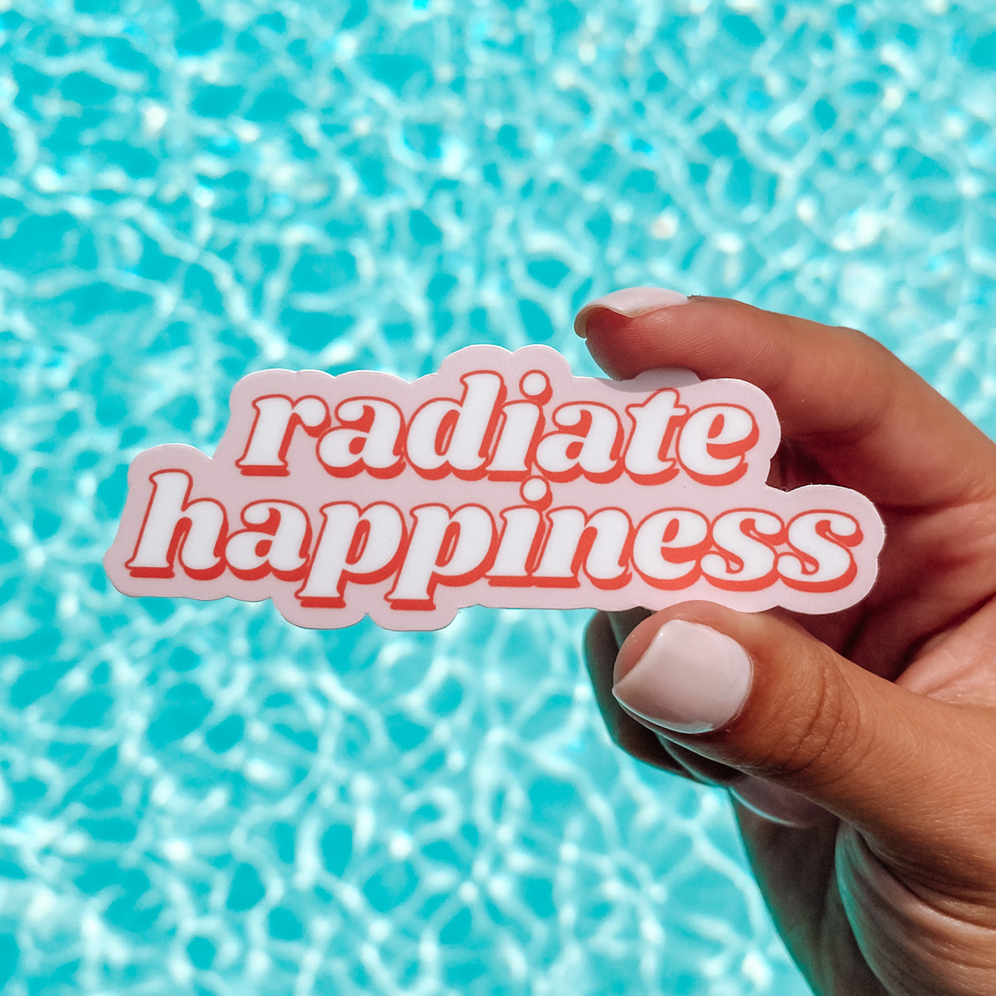 Radiate Happiness Sticker