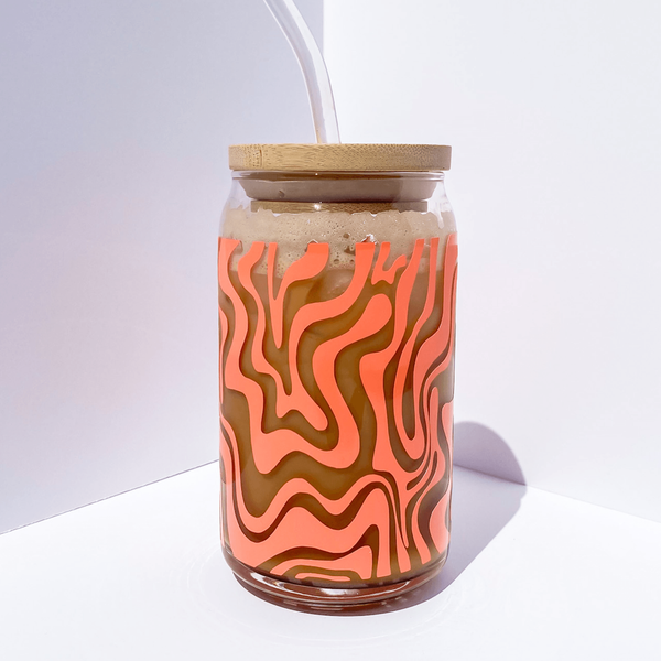 Groovy Glass Cup